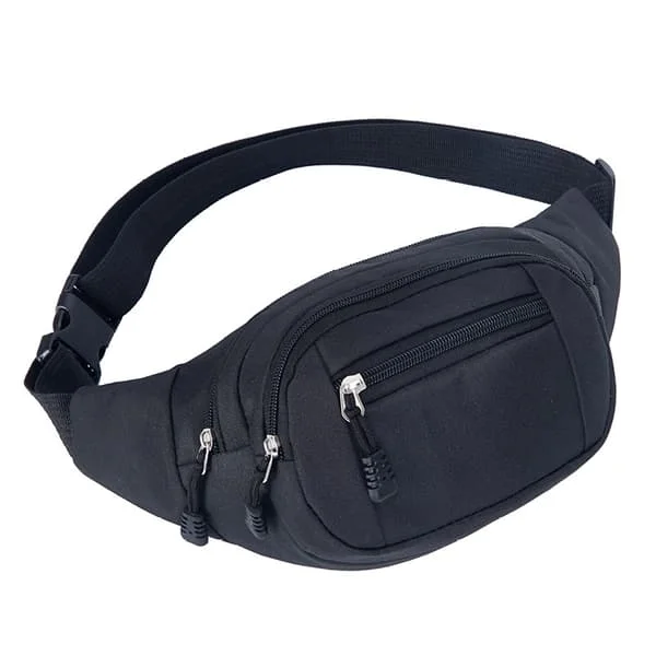 New Men's Waist Bag, Women's Outdoor Hiking Bag, Trendy Waterproof Large Capacity Leisure Bag for Mobile Phone, Canvas Bag
