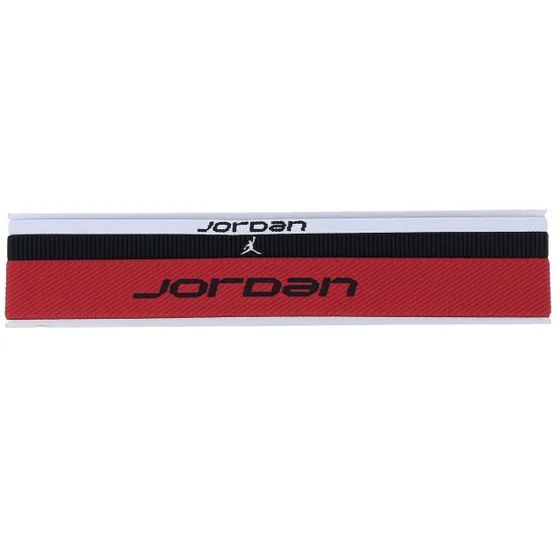 Jordan - Rød headband Beanie - 3-pack Jordan Elastic Sport Mixed Width Headbands @ Hatstore
