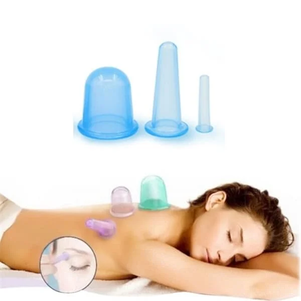 Koppning - Vakuumkoppar för massage/cellulitbehandling 3-pack