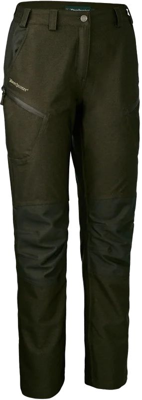 Deerhunter Lady Chasse Trousers naisten metsästyshousut, vihreäruskea