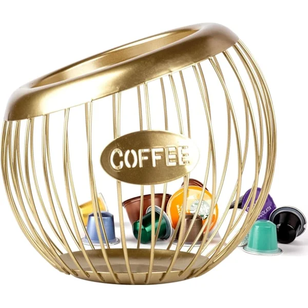 Kaffekapselkorg, kaffekapslar kapselhållare, förvaring för kaffekapslar, ap-korg, för förvaring av kaffekapslar och frukt