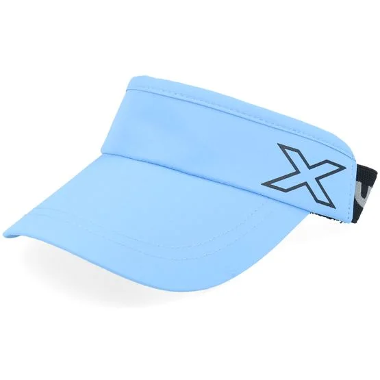 2XU - Blå visor Caps - Performance Azure Blue/Black Visor @ Hatstore