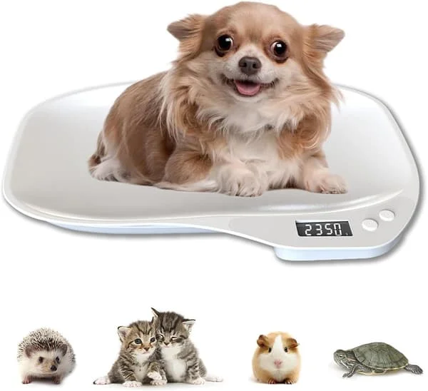 Digital Mini Dyrevægt Babyvægt Lille Dyr LCD Vægt Bærbar Elektronisk Vægt med Display til Kat og Hundehvalp Hamster