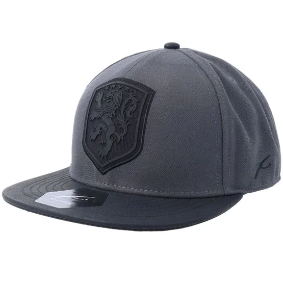 Fan Ink - Football Grå snapback Caps - Netherlands Football Beyond Borders Graphite/Black Snapback @ Hatstore