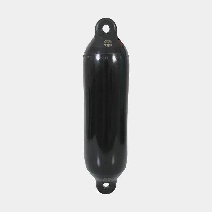 Fender / stootwil Dan-Fender / stootwil Heavy Duty 520, 54 cm, Ø12.5 cm, zwart met zwarte top