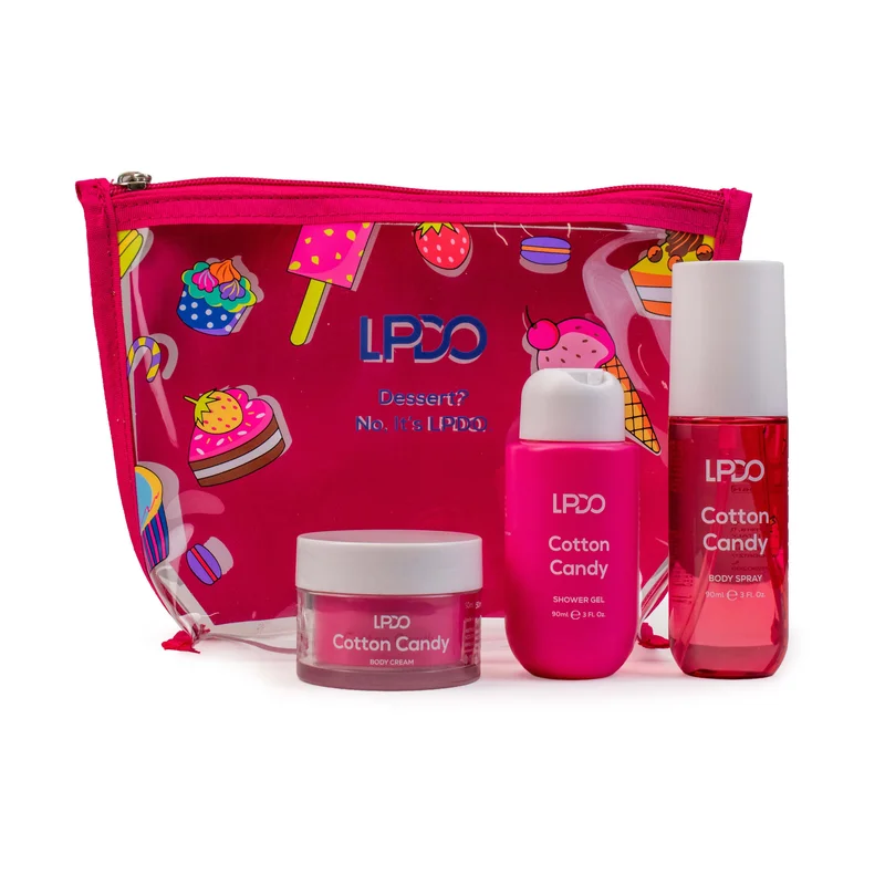 LPDO - Body Spray Cotton Candy - Summer Kit - Acqua profumata donna,Cofanetti profumo donna,Acqua profumata uomo,Cofanetti profumo uomo,Acqua profumat