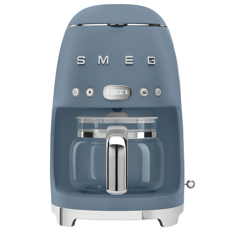 Smeg Retro kaffemaskine, stormblå | KitchenOne