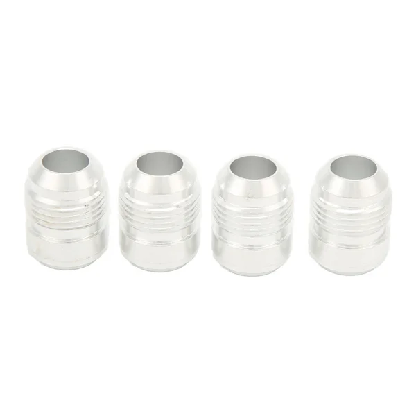 4 pcs 10AN Weld On 3/4 inch NPT Thread Aluminum Alloy Hose Barb Pipe End Adapter