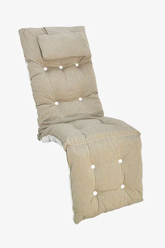Fritab - Pute til Baden Baden , flock - Beige - Puter til solstol & solseng - Fra Homeroom