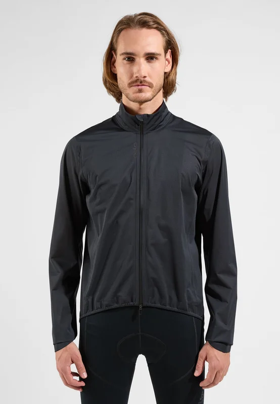 Odlo Zeroweight Waterproof Sykkeljakke for herre, S, svart