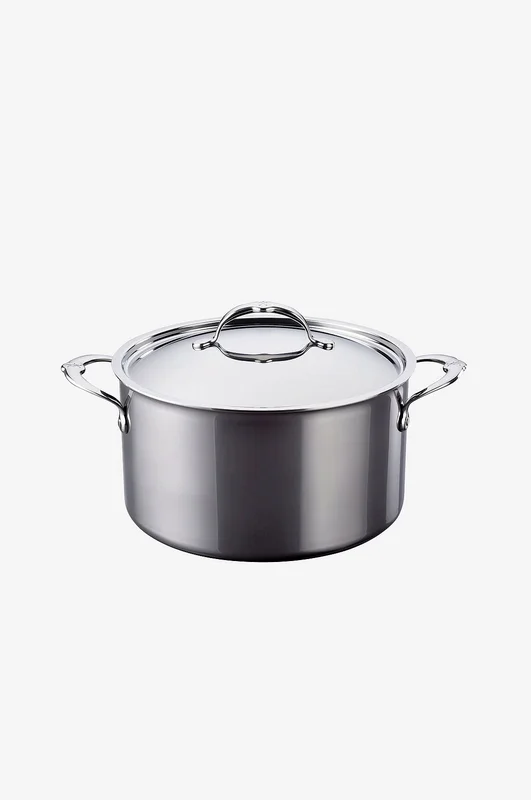 Hestan - Kjele med lokk NanoBond diameter 26 cm, 7,6 liter - Krom - Gryter & kasseroller - Fra Homeroom