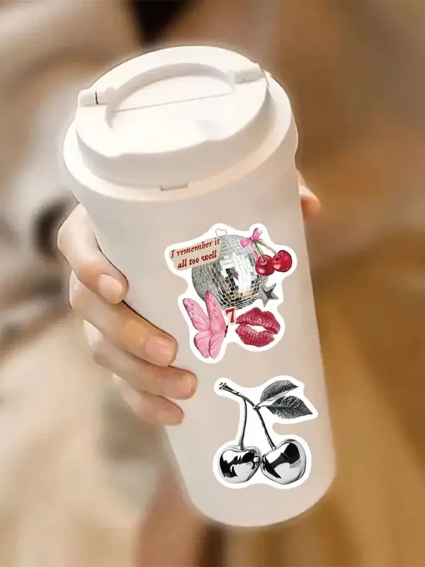 AliExpress - 50 STKS Zilver Lucky Esthetische Creatieve Graffiti Stickers DIY Handleiding Scrapbook Notebook Tablet Stickers