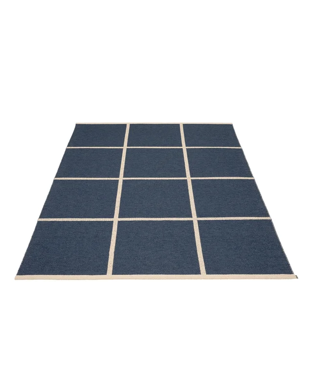 Pappelina CRISS Dark Blue - Area Rug Plastic Rugs 180 x 260 cm