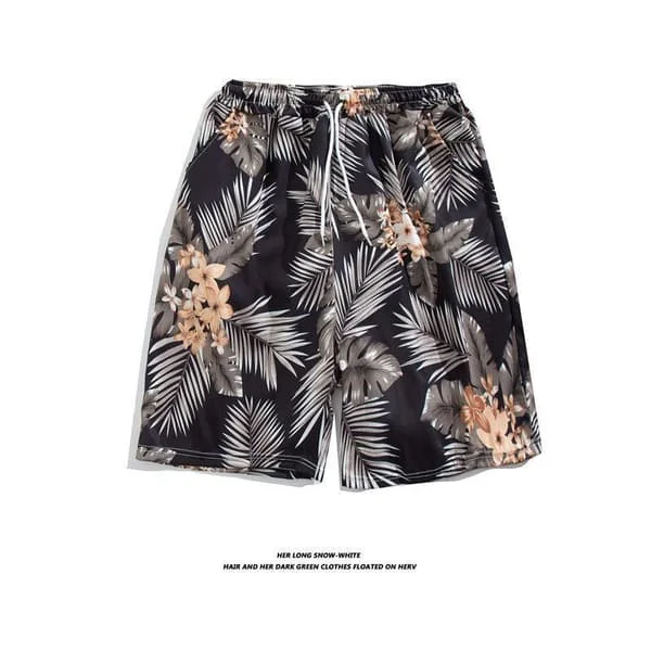 Fargerike shorts med trykk for menn, badebukser for varm sommer, sport, løping, badetøy med nettingfôr