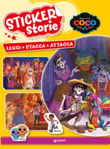 Mistero tra due mondi. Coco sticker. Con adesivi
