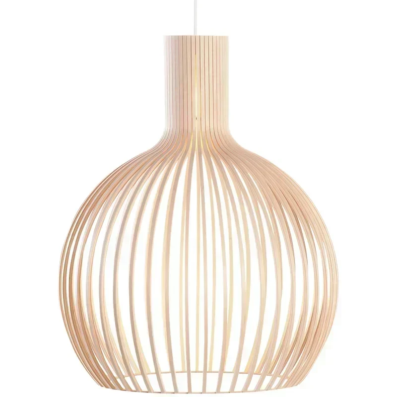 AliExpress - Foscarini – lampe suspendue en forme de Cage en bois massif, couleur noyer noir, blanc, bleu, luminaires en bambou noir, livraison 