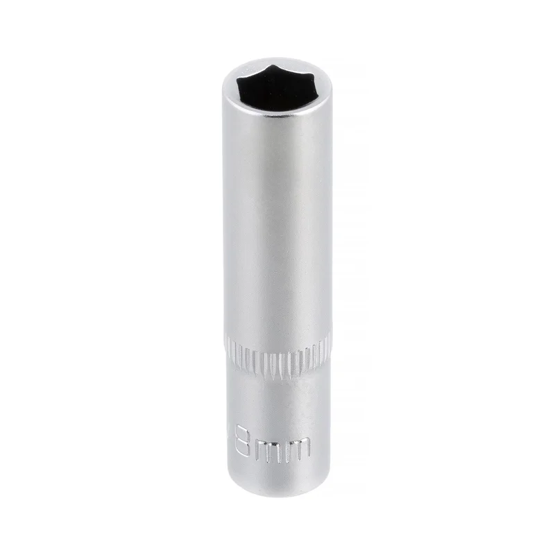 PELA 562166 Hylsa drivstorlek, 1/4", 6-kant, lång 8 mm, Handverktyg