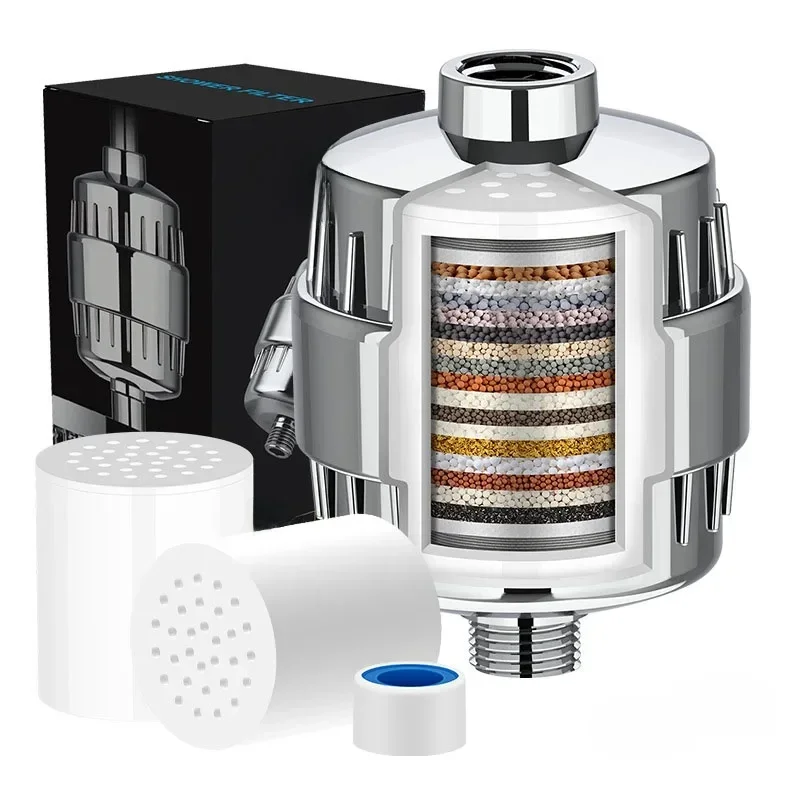 AliExpress - Pommeau de douche purificateur d'eau filtre de douche domestique élimination du chlore chauffe-eau pré Filtration purificateur d'eau