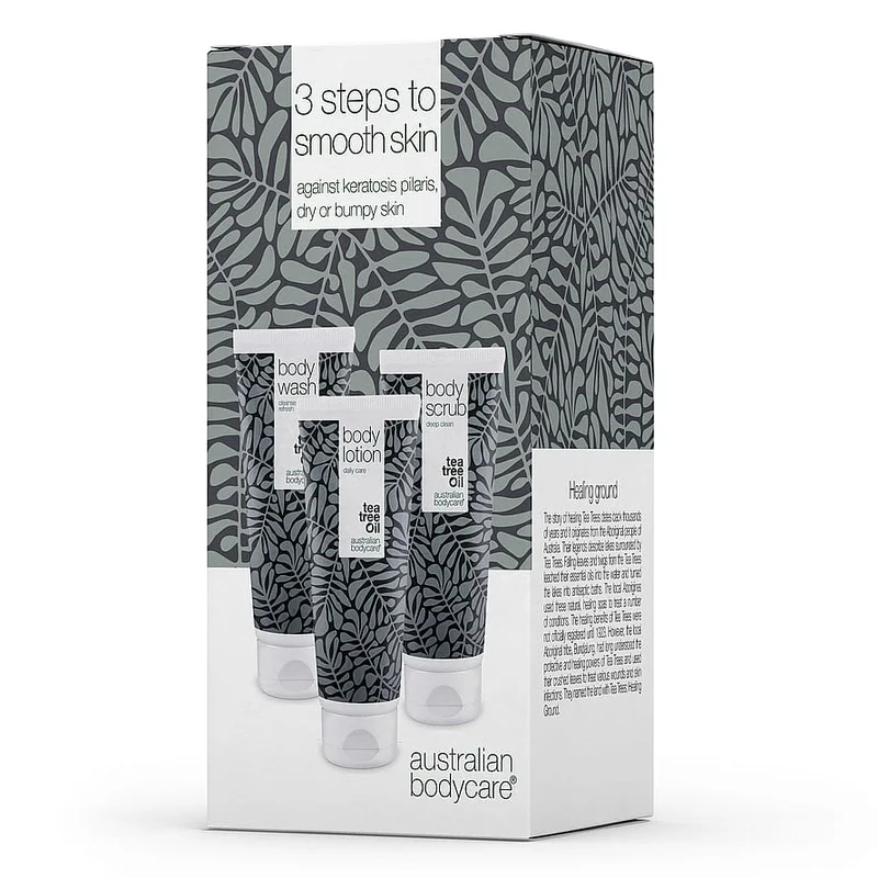 Australian Bodycare 3-pak til glat og jævn hud - pleje ved keratosis pilaris, Hudpleje, Kropspleje, Scrub