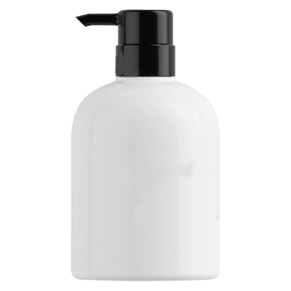 Shampoo Dispenser Flaske Plast 500ml Stor Kapacitet Boligindretning med Pumpe til Badeværelse Sort