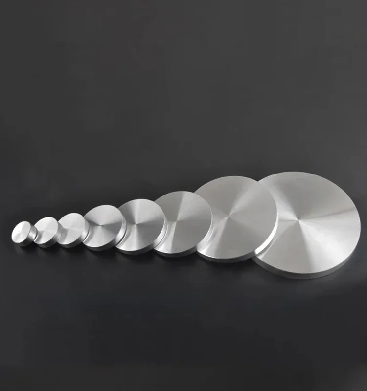AliExpress - 4-teilige Tischplattenadapter aus Aluminium und Glas, kreisförmige Metallblockscheibe, geeignet für Couchtische und Glastische