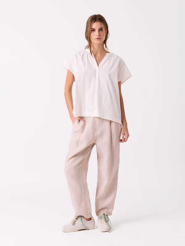 Jean Paul - Lucy linbukse - Dame - Beige - Bukser & Jeans - L