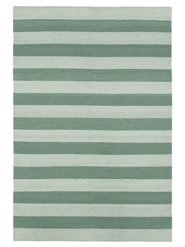 Classic Stripe 160X230 Grønn/Lys Grønn Stripet Teppe