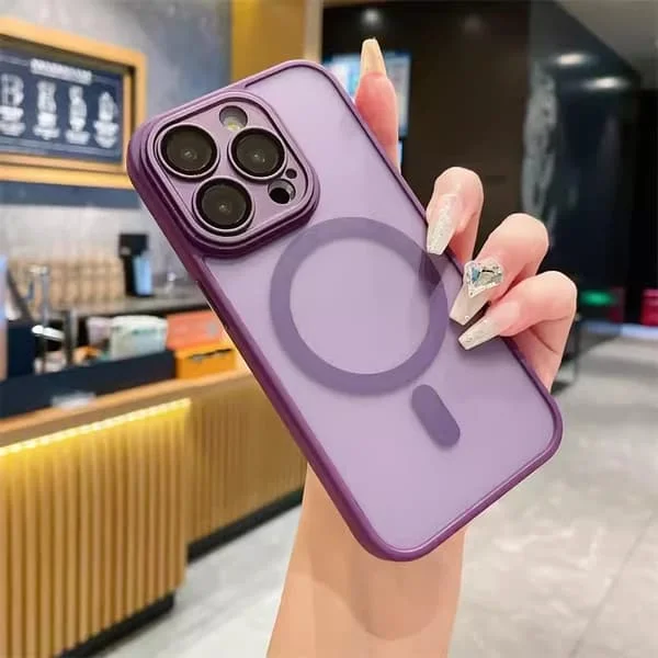 Kompatibel med iPhone 17 16 15 14 13 12 11 PRO Max Skal MagSafe TPU