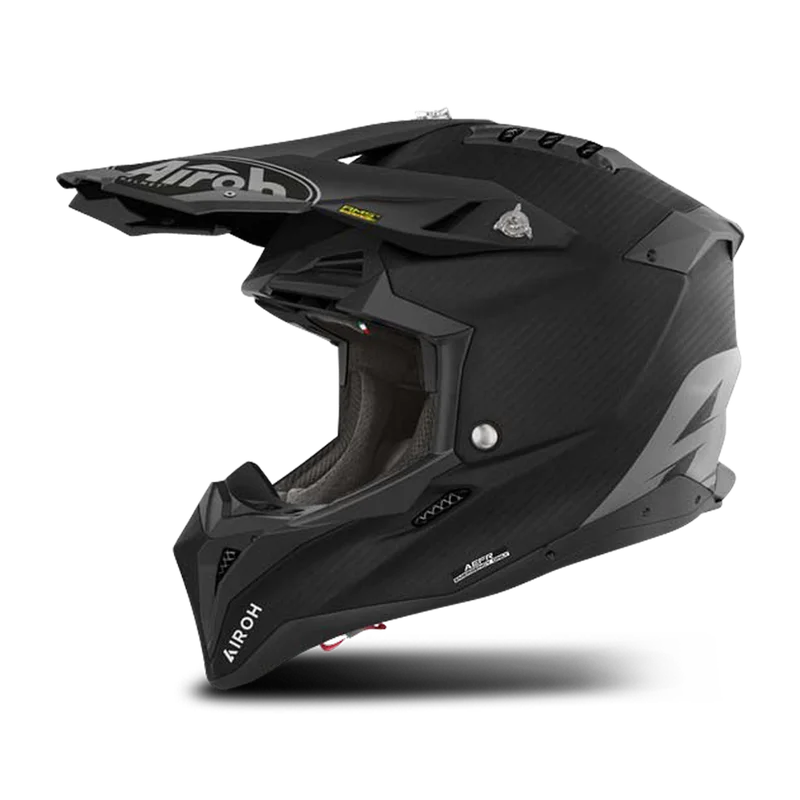 Casque Cross AIROH Aviator 3 Carbone Carbone Mat S