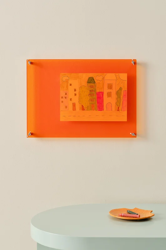 Jotex - Tegneramme 49 Cm Orange - PERLA - Køb Børneskabe & børnereoler hos Jotex