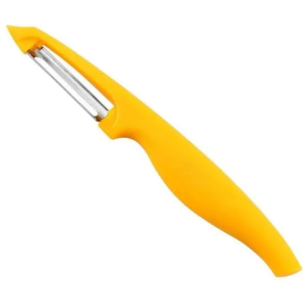 Professionell potatisskalare, potatisskalare, skalare med tandat blad i rostfritt stål och ergonomiskt halkfritt handtag för grönsaker, morötter,