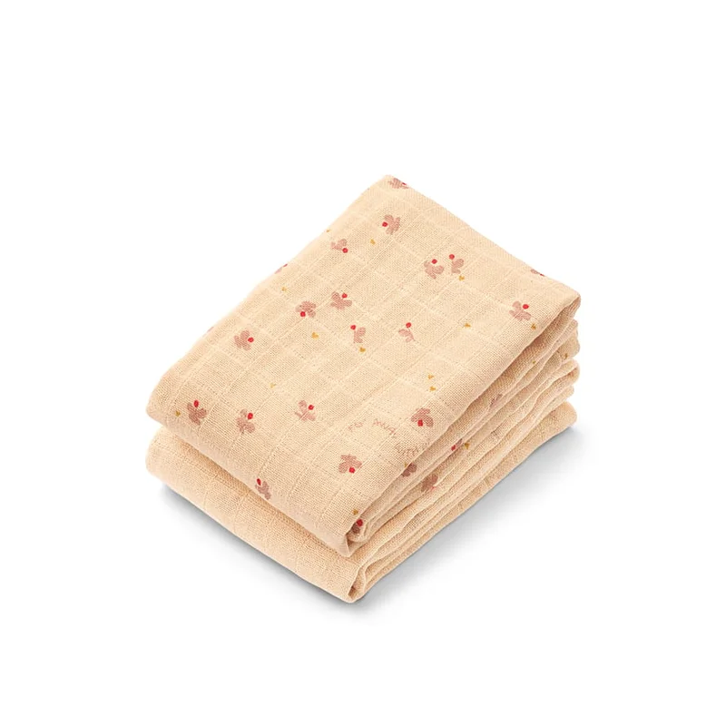 LIEWOOD Lewis Muslin Cloth 2-pak Apple blossom mix Onesize, Børn & Forældre, Bleer, Stofbleer