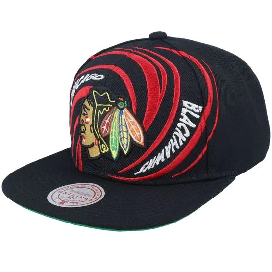 Mitchell & Ness - NHL Svart snapback Caps - Chicago Blackhawks Don't Get It Twisted Chicago Blackhawks Black @ Hatstore