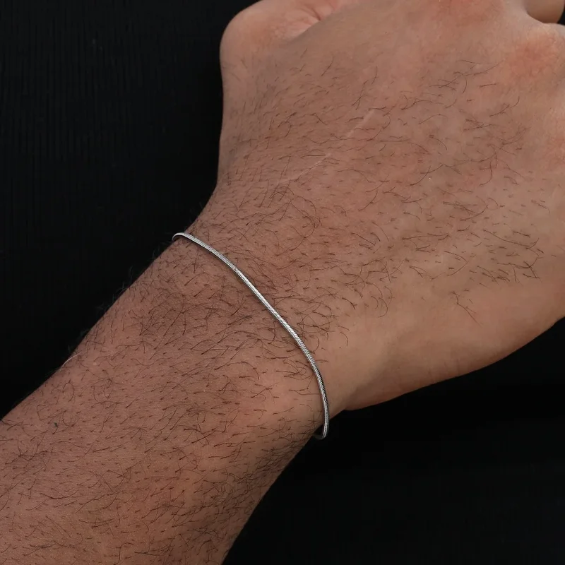 AliExpress - Bracelet Carré Simple en Acier Inoxydable pour Homme et Femme, Bijoux Hip-Hop, Accessoires de ix, Salle Sophia