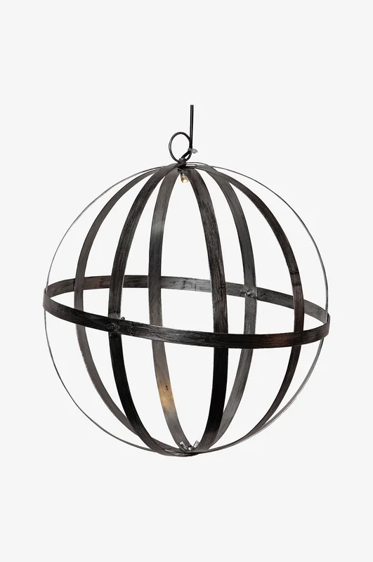 Jotex - Solcellsglob Astri 30 cm Silver - Köp Utebelysning hos Jotex