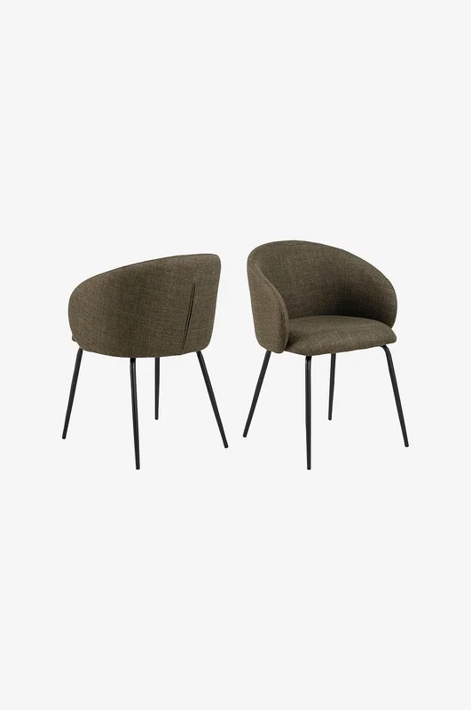 AC Design Furniture - Eleanor spisestuestol med armlener - Grønn - Armstoler - Fra Homeroom