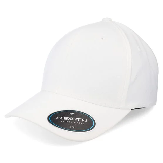 Flexfit - Hvid flexfit Kasket - White NU @ Hatstore