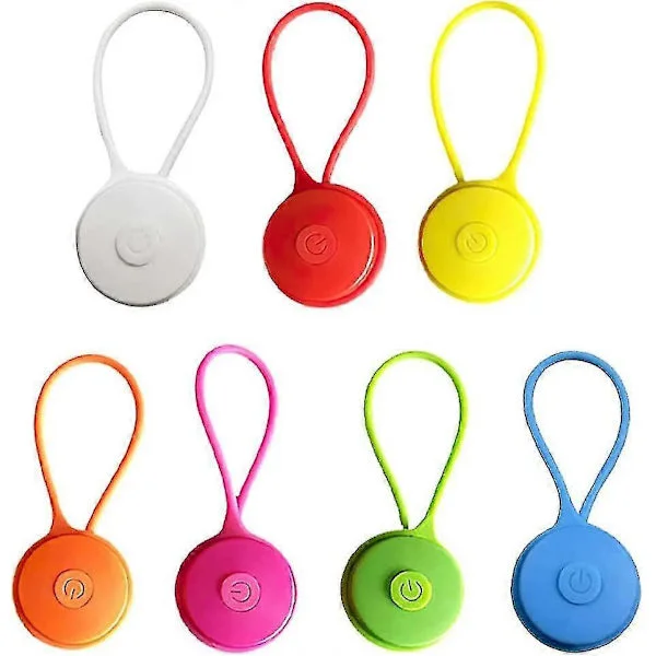 7-pack Safety Lights Children's Backpack, LED Flashing Lights Children, Safety Reflector Pendant for Children