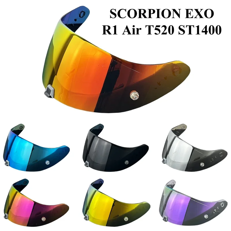AliExpress - Lentille de visière de casque de moto pour KDF-16-1 Scorpion Exo 1400 Carbon, R1 Air EXO 520, pare-vent anti-UV, anti-rayures, anti-