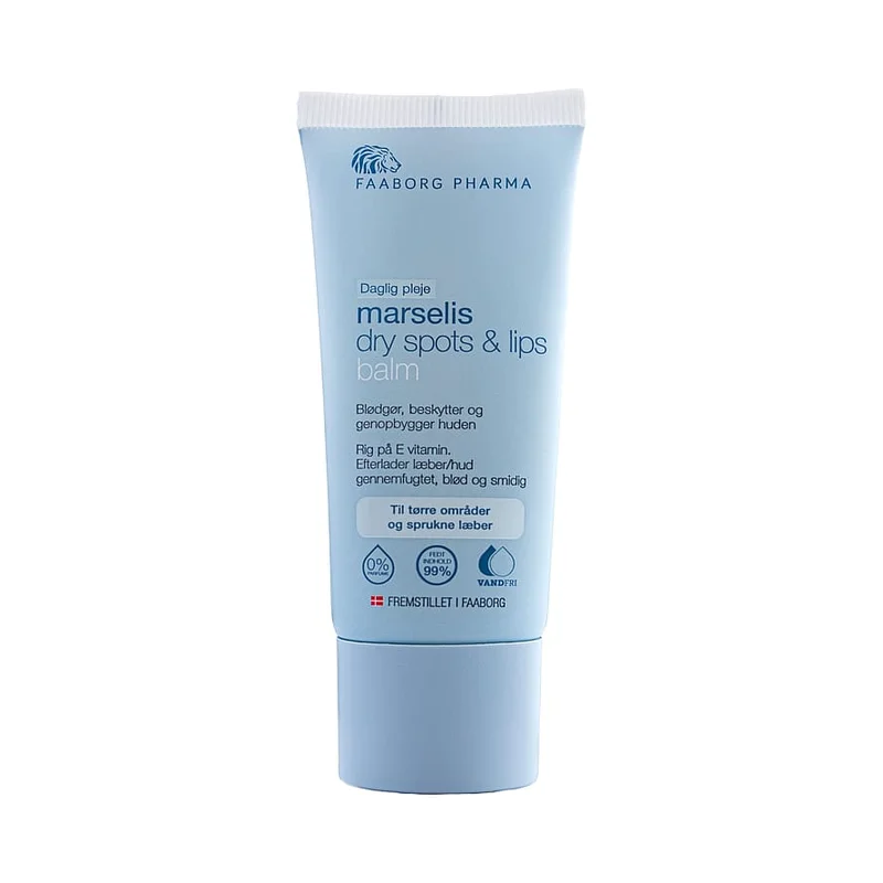 Spar 20% • Køb 2, Faaborg Pharma Dry Spots and Lips Balm 30 ml, Hudpleje, Ansigtspleje, Læbepleje