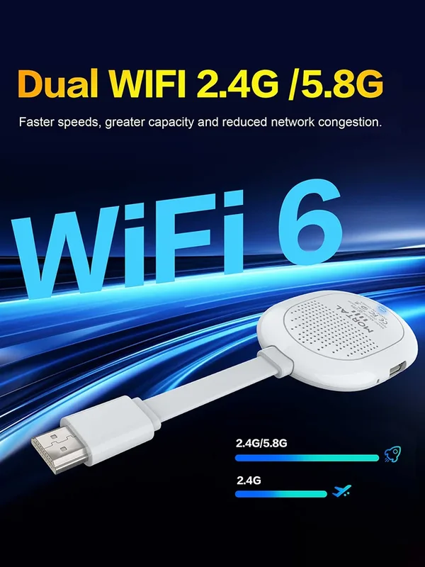 AliExpress - Nouvelle mini-clé TV Q2 Ultra WIFI6 BT5.0 4K Ultra HD Android 14 RK3518 Quad Core 2 Go de RAM 8 Go 16 Go de ROM Lecteur multimédia Home 