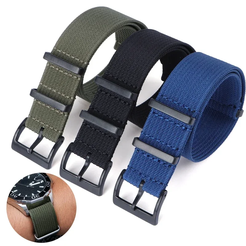 AliExpress - Nouvelle ceinture 18mm 20mm 22mm Bracelet de montre en Nylon Bracelet universel Bracelet en tissu pour accessoires de Bracelet de montre 