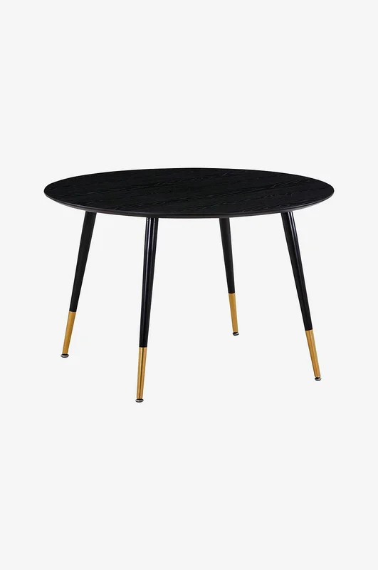 Venture Home - Spisebord Doris, rundt, dia. 115 cm - Svart - Spisebord - Fra Homeroom
