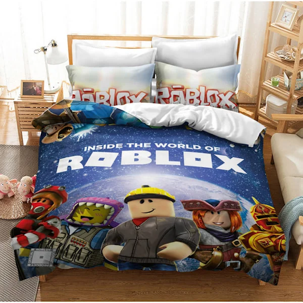 Roblox Pussilakana Pehmeä Pussilakanasetti Vuodevaatteet Kuuluisa Jalkapallojoukkue Painettu Pussilakana