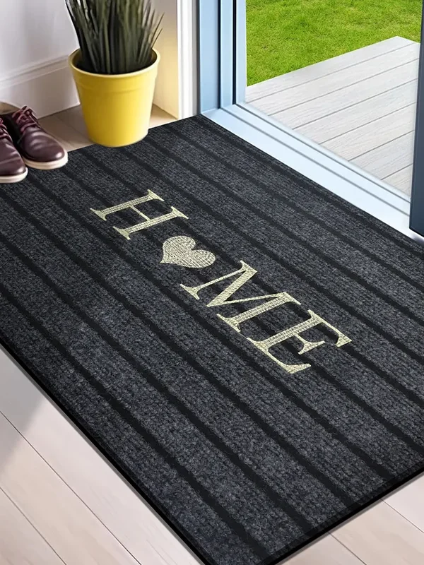 AliExpress - Tapis de pied à sept rayures de couleur unie, tapis de porte, tapis d'entrée, salle de douche, petit tapis absorbant, lavage en machine 
