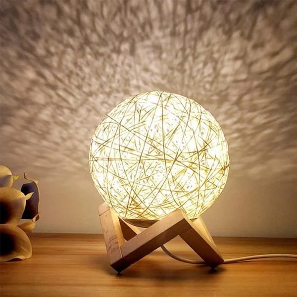 Senglampe i rotting - HZDHCLH - Dryppsikker - USB-oppladbar - LED