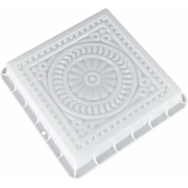 /EA/DIY Betongform Gångform Plastform för Betong Trädgård Trottoar Gräsmatta Marksten Gång Betong Stenplattor för Trädgård Uteplats