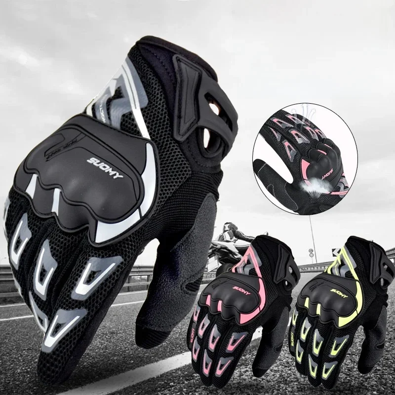 AliExpress - Suomy Motorradhandschuhe Sommer Mesh Atmungsaktive Moto Handschuhe Männer Frauen Touchscreen Motocross Handschuhe Touchscreen Radfahren 