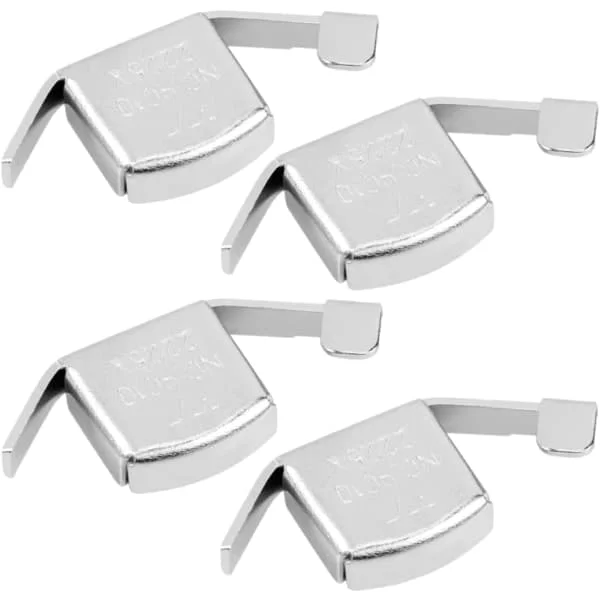 4 stk Sølv Universal Magnetisk Sømguide Føtter, Maskin A