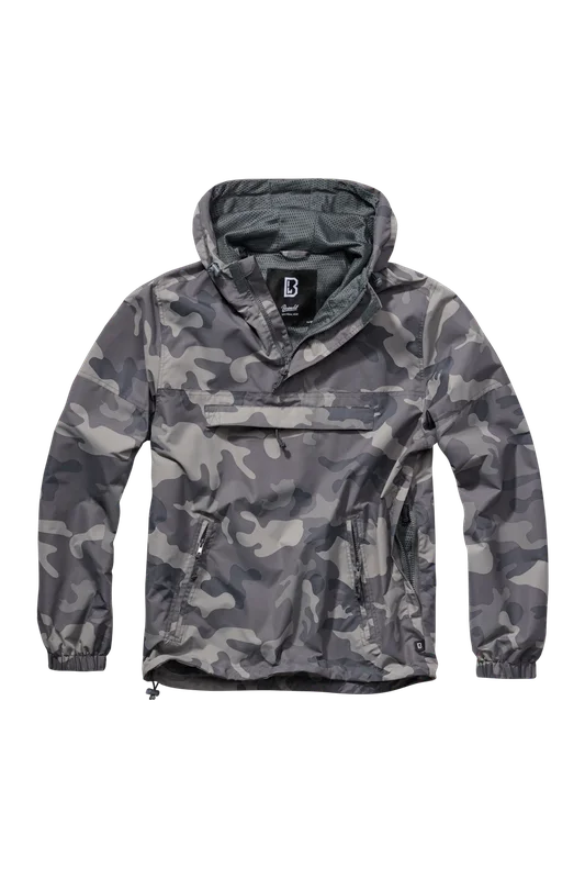 Chaqueta Brandit Summer Cortavientos Gris/Camuflaje L